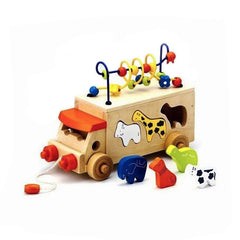 Ed.Inter Wooden Animal Beads Bus (Japan)