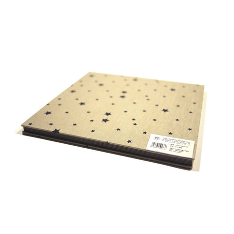 Large Fabric Star Photo Album (Beige)