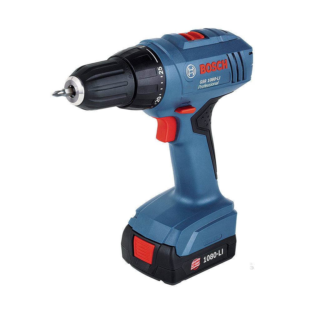 Bosch GSR 1080 LI Professional Cordless Drill Driver 2 x Battery Seller Center