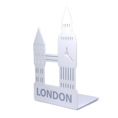 London Bookends (Pair) - White