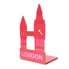 London Bookends (Pair) - Red