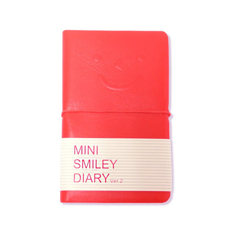 Smilet PVC Notebook (Red)