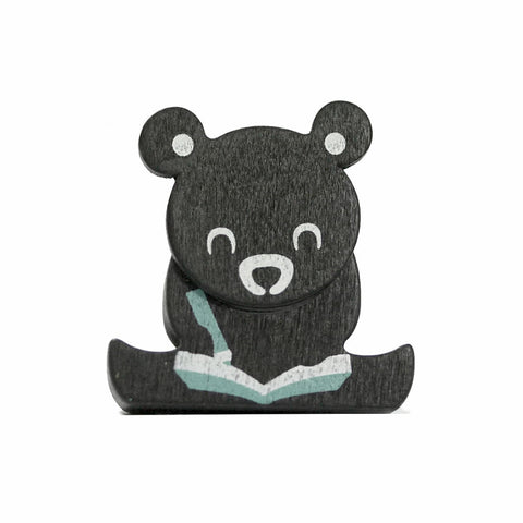 Bear Standing Clip - Black