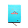 Little Mustache Notebook (Teal)