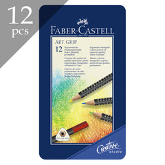 Faber-Castell Colour Pencil ART GRIP (Tin of 12)