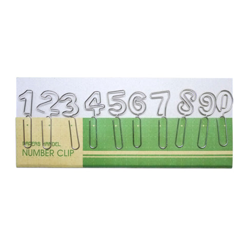 Number Paper Clips