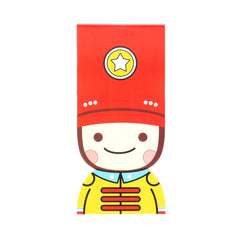 Cute Soldier Notepad - Red