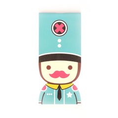 Cute Soldier Notepad - Teal